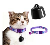 Befoore Localizzatore for cani - Dispositivo di localizzazione for gatti con iOS e Android, tag di localizzazione GPS - Trova chiavi, localizzatore di segnale wireless(Purple,Black)
