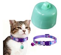 Befoore Mini localizzatore GPS for cani e gatti, mini localizzatore for animali domestici iOS e Android, collare intelligente for il monitoraggio della posizione degli animali(Purple,Green)