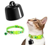 Befoore Mini localizzatore GPS for cani e gatti, mini localizzatore for animali domestici iOS e Android, collare intelligente for il monitoraggio della posizione degli animali(Green,Black)