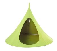 Befoore Sedia a Dondolo con Amaca - Sedia sospesa for Interni ed Esterni, Comoda Seduta Imbottita, Tessuto Oxford 1200d - for Soggiorno, Camera da Letto, Giardino e Patio(Green)