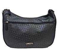 Before by Luigi Benetton Borsa Donna LANCETTI a Spalla Tracolla in Tessuto Personalizzato Regolabile Sacca Grande ART: LL22W-100-5 LINEA ALBA Dimensioni 36 X 25 X 16 (NERO)