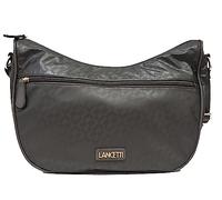 Before by Luigi Benetton Borsa Donna LANCETTI a Spalla Tracolla in Tessuto Personalizzato Regolabile Sacca Grande ART: LL22W-100-5 LINEA ALBA Dimensioni 36 X 25 X 16 (GUN)