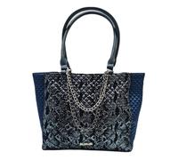 Before by Luigi Benetton Borsa Donna Shopping Due Manici in Nylon Impermeabile Trapuntato stampa Pitone Dimensioni: 34 X 30 X 14 cm Linea Bouchon Art.003 Marchio BB CAVALLI (OTTANIO)