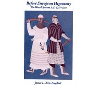 Janet L. Abu-Lughod Before European Hegemony (Tascabile)