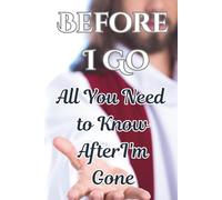 Before I Go All You Need to Know After I'm Gone: End-of-Life Planner for Personal Information, Reflections, and Loved Ones