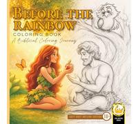 Before The Rainbow: A Biblical Coloring Journey - Grey Outline Edition