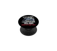 Before You Break Into My House Stand Outside - 2nd Amendment PopSockets PopGrip Adesivo