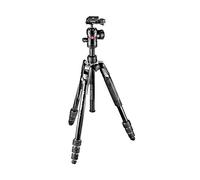Befree Advanced Travel Treppiede torsione in alluminio, testa a sfera, MKBFRTA4BK-BH