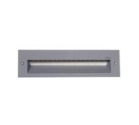 Bega 33054 - Applique da incasso a parete LED, argento