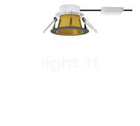Bega 51074 - Studio Line Lampada da incasso a soffitto LED, nero/ottone opaco - 3.000 K