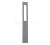 Bega 77265/77266 - Paletto luminoso LED, argento - zoccolo di fissaggio a vite