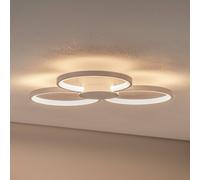 Bega plafoniera LED 51299.1, bianco vellutato, metallo, DALI BEGA