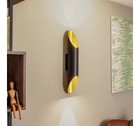 Bega Studio Line applique 28W nero/ottone BEGA