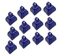 Begchy Confezione da 10 campane di mucca in metallo, per sportivi, , matrimoni, baseball, partite di calcio, feste