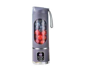 Begchy Frullatore Portatile Spremiagrumi Elettrici USB Mini Ricaricabile con 12 Cutter 3Gears C
