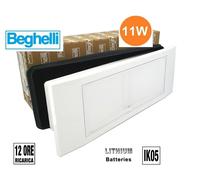 BEGHELLI 1499L LAMPADA EMERGENZA 11W LED INCASSO PARETE 6 ORE BATTERIA LITIO [EEK: A+]
