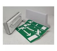 Beghelli 1925 967-8sa1n tutto vetro bandiera ip4065