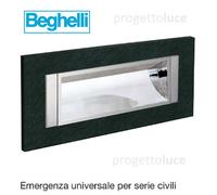 BEGHELLI 4609 LAMPADA EMERGENZA FRUTTOLUCE 6 LED UNIVERSALE TUTTE SERIE CIVILI