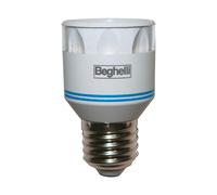 Beghelli 56304 Portalampada Anti Black-Out, Materiale Termoplastico, Bianco