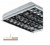 BEGHELLI 70001RE - BEG 70001RE - Plafoniera INCasso 236 T8 G13 RE Incasso B