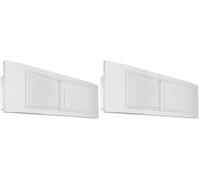 Beghelli BEG1499/24 Plafoniera Emergenza LED 24 W, Multicolore (Confezione da 2)