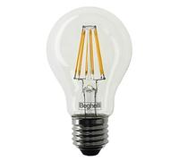 Lampadina Beghelli goccia Zafiro LED E27 7W 2700K luce calda 56402