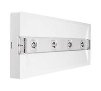 Beghelli Lampada di emergenza a parete UpLED 824S SE 8W 4LED Autonomia 3h IP42 Bianco