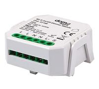 Beghelli - Dom-e Interruttore WiFi, Modulo Attuatore Wireless On-Off, Relé e Dimmer Smart, Controllo Luci da Smartphone, Compatibile con Alexa e Google Assistant, App Dom-E, Gruppo, Bianco