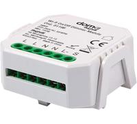 Beghelli - Dom-e Interruttore WiFi, Modulo Attuatore Wireless On-Off, Relé e Dimmer Smart, Controllo Luci da Smartphone, Compatibile con Alexa e Google Assistant, App Dom-E, Gruppo Beghelli, Bianco