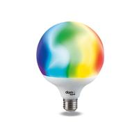 Beghelli Dom Lampadina LED Alexa Smart GLOBO E27 14W RGB-CCT WiFi-Lampada Compat