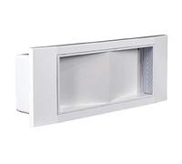 Lampada emergenza ricaricabile LED Beghelli 1499L, 11W, 8 ore di autonomia, 130 Lumen, IP40, Installabile a parete o incasso