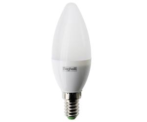 Beghelli Lampada Oliva LED Opale 3,5W E14 3000K luce calda 56966