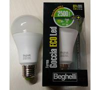 Beghelli Lampadina a Led Saving Goccia Compatta Prem E27 22W 3K Luce Calda