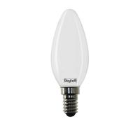 Beghelli Lampada TVETRO LED Opale Oliva 5W Attacco Attacco E14 3K 56532