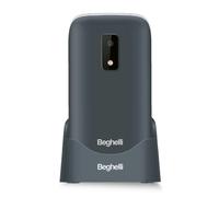 BEGHELLI - SLV20 PLUS Telefono semplificato, Easy Phone, Dual SIM, Display LCD, fotocamera digitale integrata - Nero