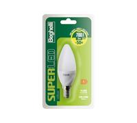 Beghelli - SUPER Led Lampadina Led E14 Luce Bianca, Lampadina Led a Oliva 7W, 700lm, 4000K