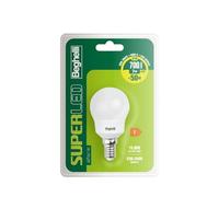 Beghelli - SUPER Led Lampadina Led E14 Luce Bianca, Lampadina Led a Sfera 7W, 700lm, 4000K