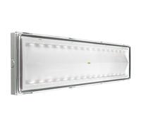 Beghelli 8584 Lampada di emergenza LED Ticinque SE 18W Autonomia 8h corpo bianco Waterproof IP42
