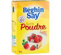 Béghin Say - Zucchero in polvere, 1 kg (confezione da 6)