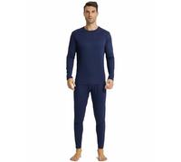 BEGIANT Set di biancheria intima termica da uomo, foderata in pile, super calda, per inverno e freddo, a maniche lunghe, per attività all'aperto