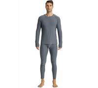 BEGIANT Set di biancheria intima termica da uomo, foderata in pile, super calda, per inverno e freddo, a maniche lunghe, per attività all'aperto
