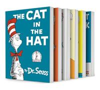 Beginner Books by Dr Seuss：The Cat in the Hat,Green Eggs and Ham,The Foot Book,Fox in Socks,One Fish Two Fish Red Fish Blue Fish,The Cat in the Hat Comes Back!
