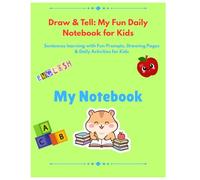 Beginner English notebook for kids: Fun Learning for Little Kids Practice Writing, Words & Simple English