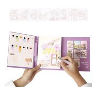 Beginner-Friendly Design: Designed for ease of use, this watercolor book set provides pre-drawn provides and an instant-use water-loaded brush, providing that anyone, lookless of experience, can enj