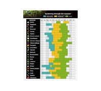Beginner Gardening Guide Seed Starting and Companion Planting Chart for Vegetable Garden Planning Informative Wall Art Poster(Framed,12X18inch(30X45cm))