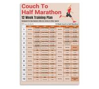 Beginner Half Marathon Poster Run Training Roadmap