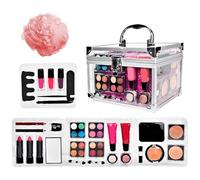 Beginner Makeup Kit, Complete Makeup Kit, Professional Beauty Tools with Cosmetic Bags, Face Accessories for Beginners, Starter Set for Make Up Application, All-In- Collection