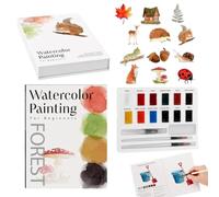 Beginner Painting Book Creative Watercolor Study Exercise Collection