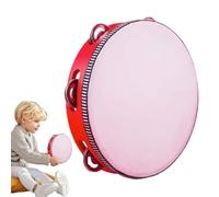 Beginner Percussion Music Instrument, Educational Handheld Drum with 8-Inch Frame, Ideal for Music Classes, School Band, Early Learning, Parties, Church, Stage Performance