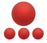 Beginner Squash Balls - 4X Elastic Small Balls, Durable Hollow Rubber, Bright Color Design, Sports Training Set | High Performance Squash Equipment, Ideal for Outdoor Indoor Play for Children